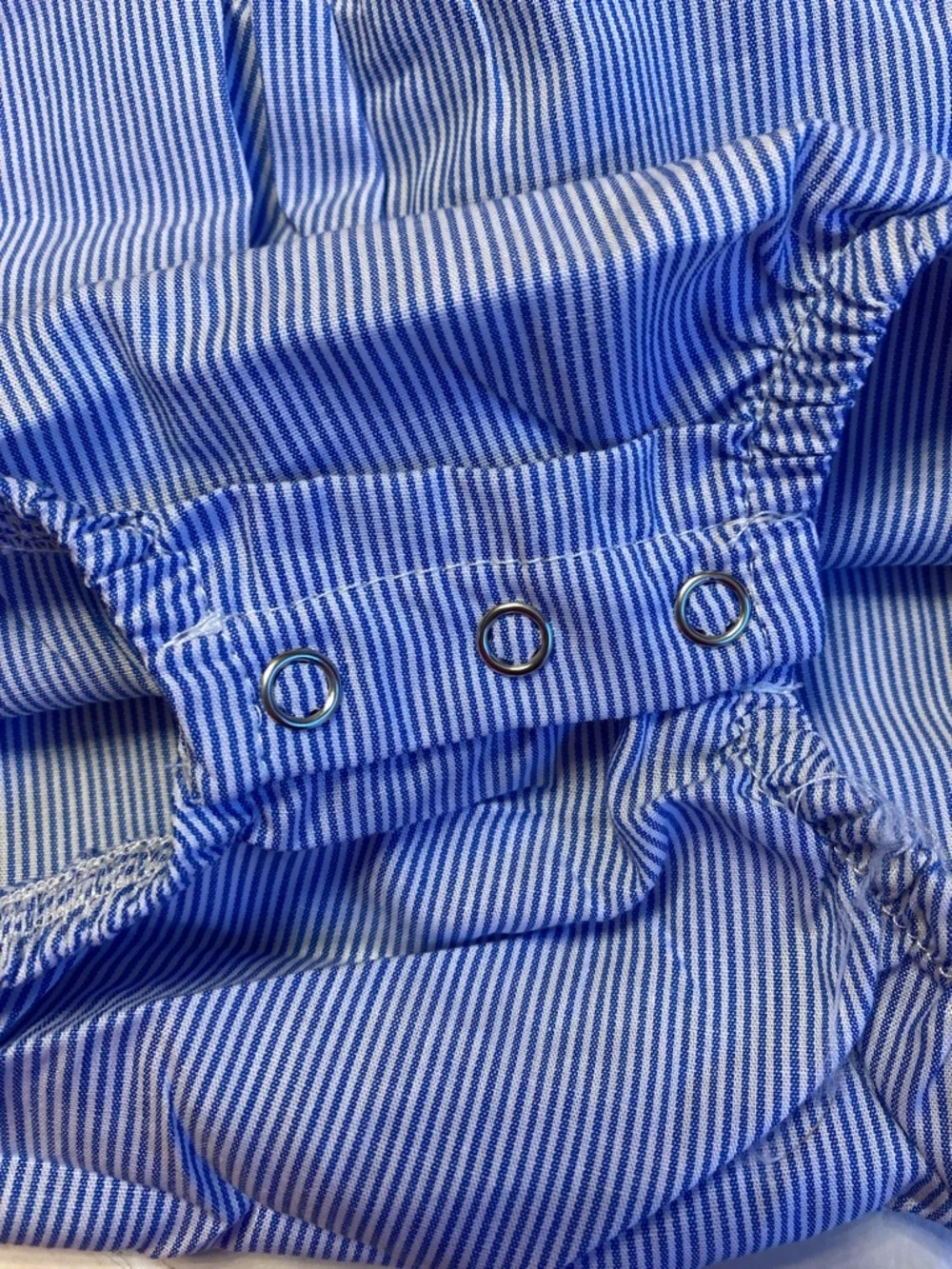 Rylee Faith Designs Smocked Striped Elsa Bubble Ribboned Sleeve NWT size 18 mths - Picture 6 of 7